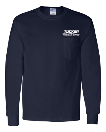 2410- TUCKER FREIGHT LINES Long Sleeve Pocket T-Shirt