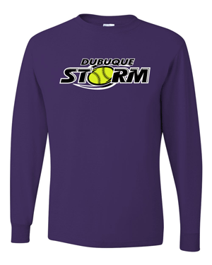 29LS- DBQ STORM JERZEES - Dri-Power® Long Sleeve 50/50 T-Shirt