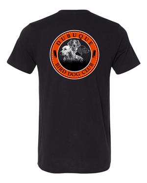3413- DBQ BIRD DOG CLUB Solid Black BELLA + CANVAS - Unisex Triblend Tee