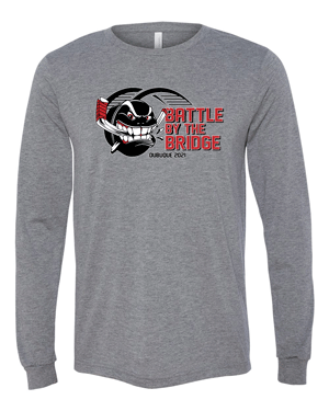 3501- DYHA Grey Triblend Adult Unisex Jersey Long Sleeve Tee