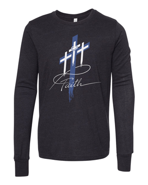 3501Y- FAITH Youth Jersey Long Sleeve Tee