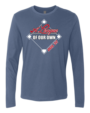 3601- DGIL Next Level Indigo Cotton Long Sleeve Crew