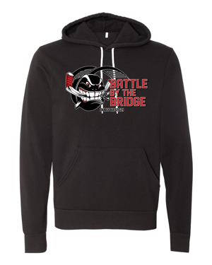 3719- DYHA Black Unisex Sponge Fleece Hoodie