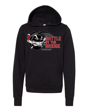 3719Y- DYHA Black Youth Sponge Fleece Hoodie