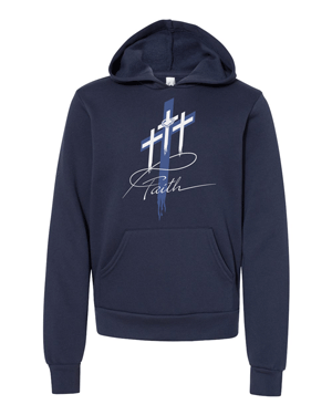 3719Y- FAITH Youth Sponge Fleece Hoodie