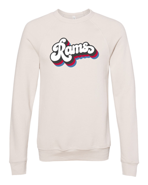 3901- DBQ SENIOR BOOSTER Unisex Sponge Fleece Raglan Sweatshirt