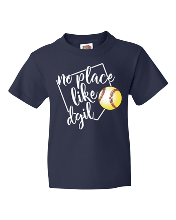 3930B- DGIL Fruit of the Loom- Navy Cotton Youth Short Sleeve T-Shirt