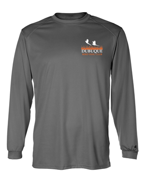 4104- DBQ BIRD DOG CLUB Graphite B-Core Long Sleeve T-Shirt