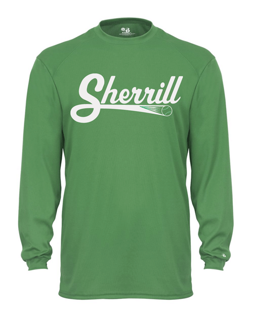 4104- SHERRILL Kelly Green B-Core Long Sleeve T-Shirt