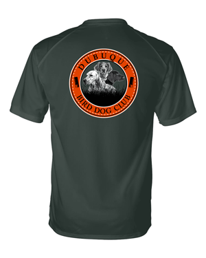 4120- DBQ BIRD DOG CLUB Forest B-Core Sport Shoulders T-Shirt