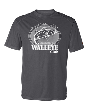 4120- MISSISSIPPI WALLEYE CLUB B-Core Sport Shoulders T-Shirt