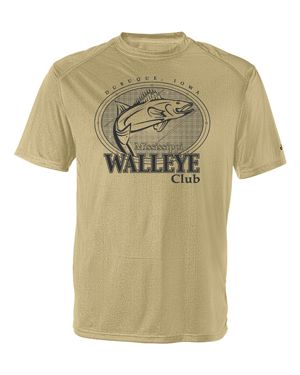 4120- MISSISSIPPI WALLEYE CLUB B-Core Sport Shoulders T-Shirt
