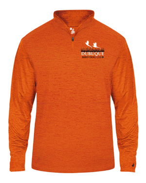 4172- DBQ BIRD DOG CLUB Tonal Blend Quarter-Zip Pullover