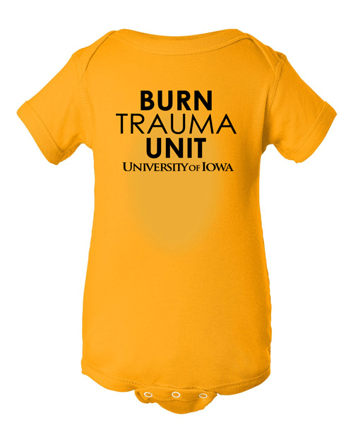 4400- U OF I BURN UNIT Infant Baby Rib Bodysuit