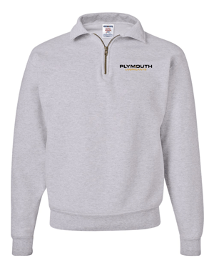 4528M- PLYMOUTH LUBES NuBlend® Quarter-Zip Cadet Collar Sweatshirt