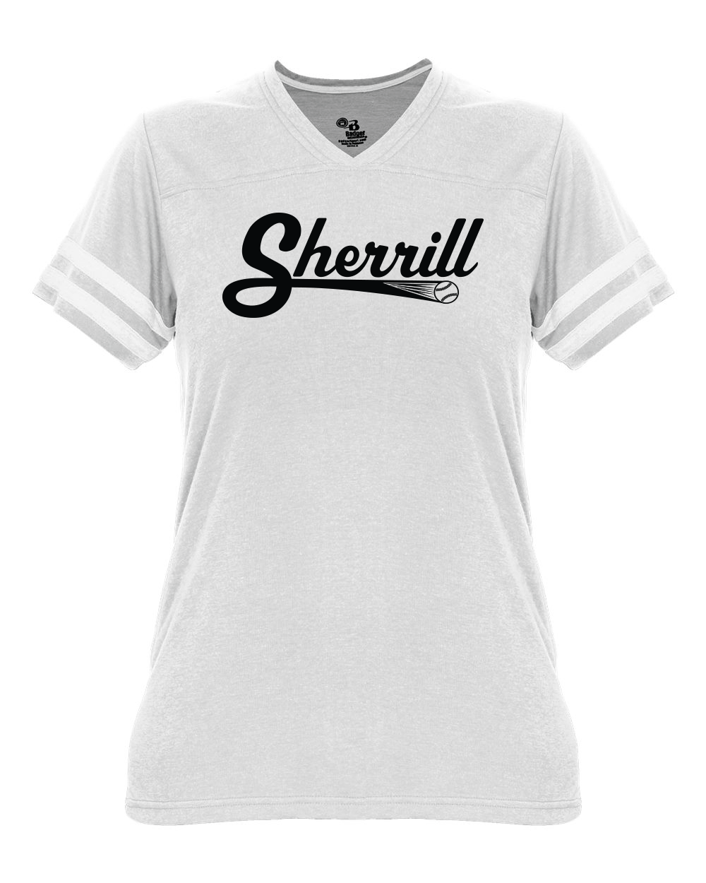 4967- SHERRILL Women's Tri-Blend Fan T-Shirt