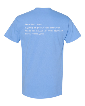 5000- SENIOR SWIM TEAM SHIRT CAR. BLUE Heavy Cotton™ T-Shirt
