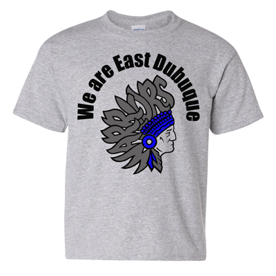 5000B- EAST DUBUQUE- BLAKE STRONG  Gildan - Heavy Cotton Youth T-Shirt