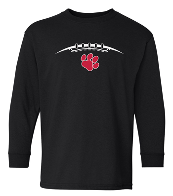 5400B- WD FOOTBALL Youth Gildan - Heavy Cotton™Long Sleeve T-Shirt