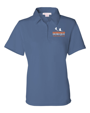 5469- DBQ BIRD DOG CLUB Women's Moisture Free Mesh Polo