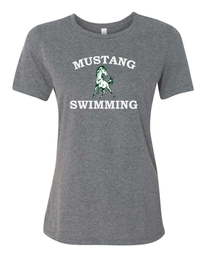 6400CVC- HEMPSTEAD SWIMMING Deep Heather Women’s Relaxed Fit Heather CVC Tee