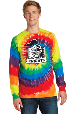 PC147LS- TABLE MOUND Adult Port & Company® Tie-Dye Long Sleeve Tee
