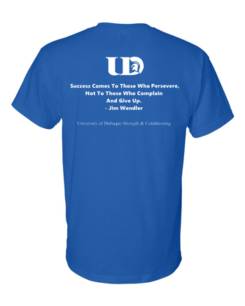 8000- UD STRENGTH & CONDITIONING ROYAL DryBlend® Short Sleeve T-Shirt