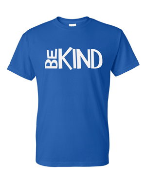 8000- BE KIND DryBlend® T-Shirt 50/50 preshrunk cotton/polyester