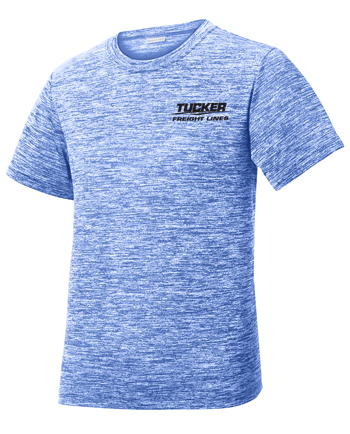 YST390- TUCKER FREIGHT LINES Youth PosiCharge® Electric Heather Tee