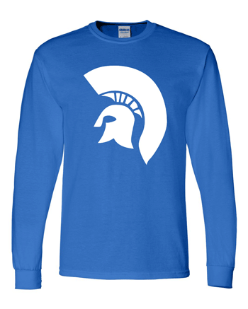 8400- UD STRENGTH & CONDITIONING ROYAL DryBlend® 50/50 Long Sleeve T-Shirt