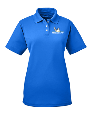 8445L- CAMSO Royal- Ladies' Cool & Dry Stain-Release Performance Polo