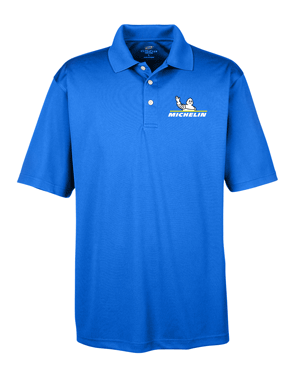 8445- CAMSO Royal Men's Cool & Dry Stain-Release Performance Polo