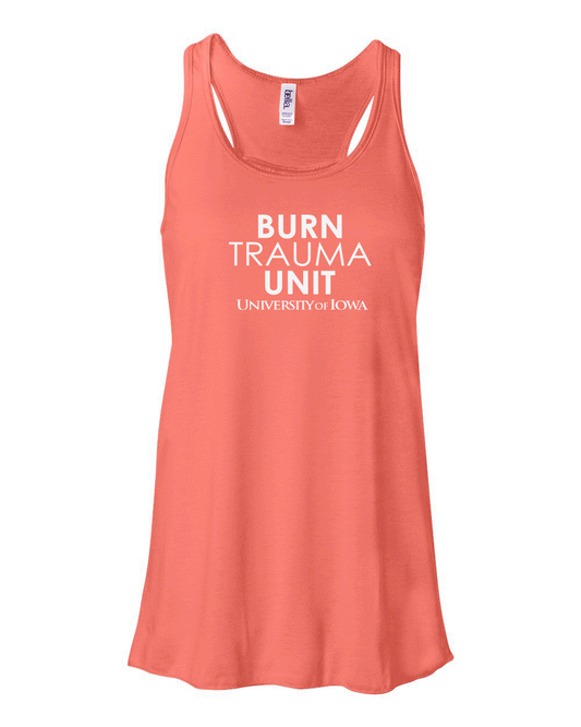 8800- U OF I BURN UNIT Women's Flowy Racerback Tank
