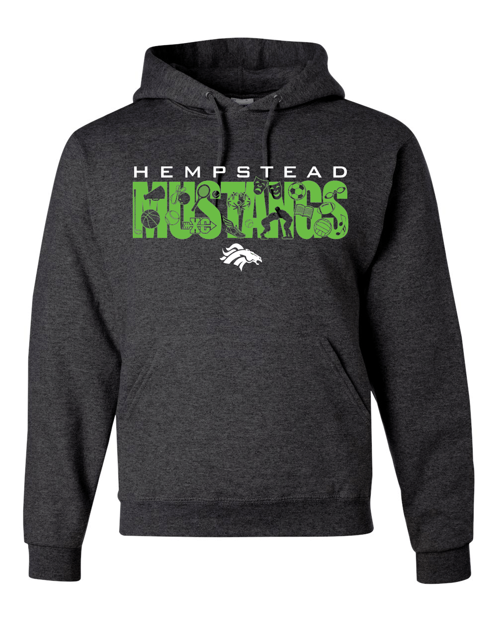 996M- HEMPSTEAD STAFF NuBlend® Hooded Sweatshirt