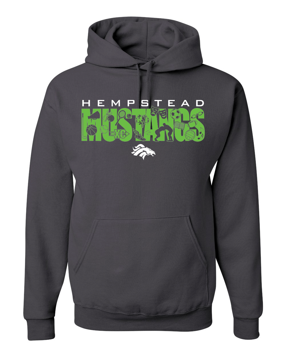 996M- HEMPSTEAD STAFF NuBlend® Hooded Sweatshirt