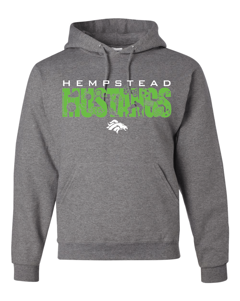 996M- HEMPSTEAD STAFF NuBlend® Hooded Sweatshirt