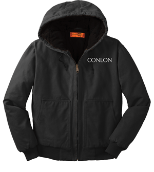 CSJ41- CONLON CornerStone® Washed Duck Cloth Insulated Hooded Work Jacket
