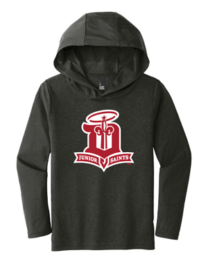 DT139Y- JR SAINTS District ® Youth Perfect Tri ® Long Sleeve Hoodie