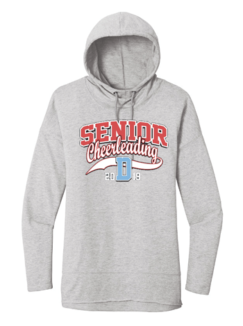 DT671- SENIOR CHEER District ® Women’s Featherweight French Terry ™ Hoodie