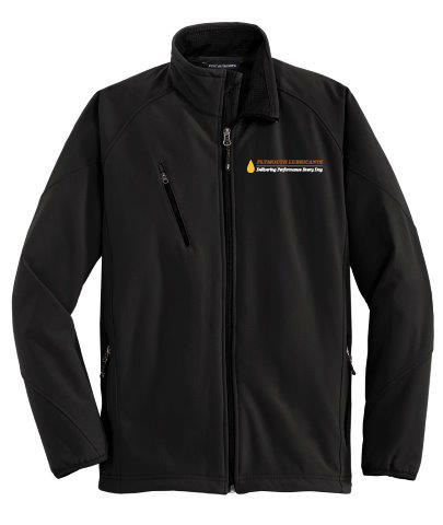 J705-PLYMOUTH LUBRICANTS Port Authority® Textured Soft Shell Jacket