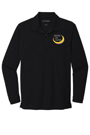 K110LS- INDUSTRIAL FLUID SOLUTIONS Dry Zone ® UV Micro-Mesh Long Sleeve Polo