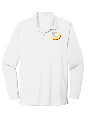 K110LS- INDUSTRIAL FLUID SOLUTIONS Dry Zone ® UV Micro-Mesh Long Sleeve Polo