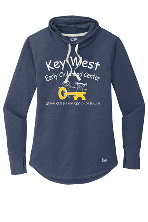 LNEA123- KEY WEST EARLY CHILDHOOD New Era ® Ladies Sueded Cotton Blend Cowl Tee