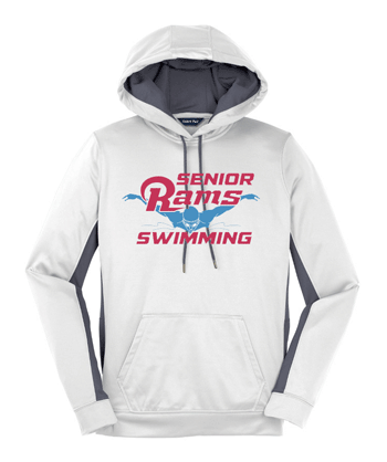LST235- DBQ SENIOR MEN'S SWIM Ladies Sport-Wick® Hooded Pullover