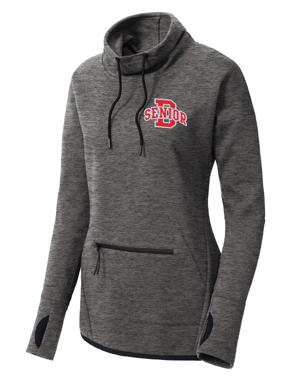 LST280- DBQ SENIOR BOOSTER CLUB Sport-Tek ® Ladies Triumph Cowl Neck Pullover