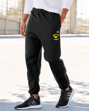 RW10- HEMPSTEAD TENNIS Black Champion - Reverse Weave® Sweatpants with Pockets