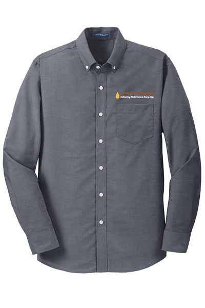 S658- PLYMOUTH LUBRICANTS Port Authority® SuperPro™ Oxford Shirt