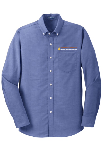 S658- PLYMOUTH LUBRICANTS Port Authority® SuperPro™ Oxford Shirt