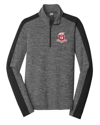 ST397- JR SAINTS Sport-Tek® PosiCharge® Electric Heather Colorblock 1/4-Zip Pullover