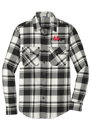 W668- STONEHILL Men's Plaid Flannel Shirt